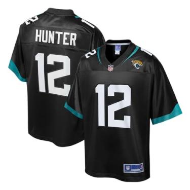 Imagem de NFL PRO LINE Camisa masculina Travis Hunter Black Jacksonville Jaguars Alternate Jersey