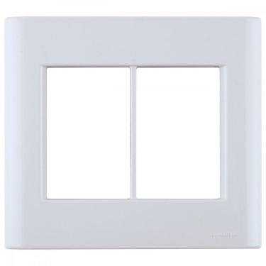 Imagem de Placa 6 Postos 4x4 Tramontina Giz Branca