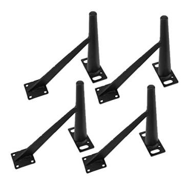 Imagem de ZJYWMM Pernas de móveis Pernas de mesa de metal Pés de ferro de substituição para móveis Elevadores de móveis Pernas de suporte duplo Pernas de sofá Pernas de mesa Pernas de mesa Armários de cama