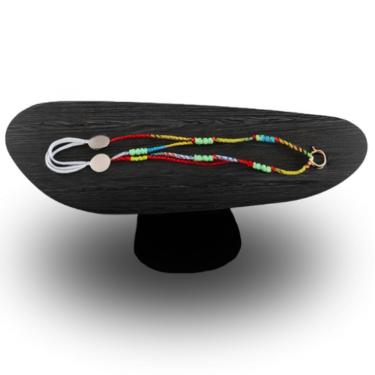 Imagem de Mesa Oval Organica Em ébano 180x100