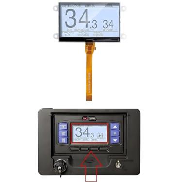 Imagem de TepHnf Tela LCD compatível com Carrier Transicold X4 7500 7300 X3 2500 X2 2100 2500 Vetor para FKJ20049 SDGG240128-01 Substituição do painel do módulo de microprocessador