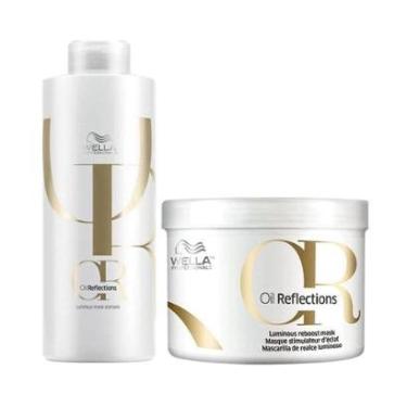 Imagem de Kit Wella Oil Reflections Profissional - Shampoo e Máscara-Unissex