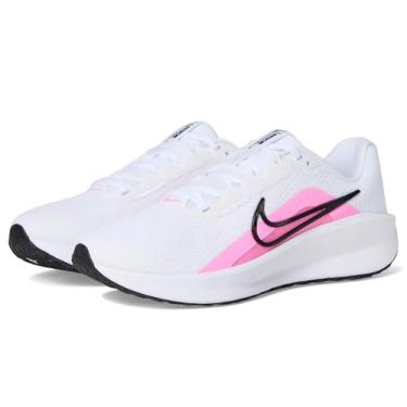 Imagem de Nike Tênis feminino W Downshifter 13, Branco/Feitiço Rosa/Preto, 9 X-Wide