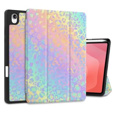 Imagem de DONGKE Capa para Samsung Galaxy Tab S11 5G 11 polegadas modelo 2025 (SM-X730/X736B), capa fina e leve com três dobras com suporte para caneta S, hibernar/despertar automático, parte traseira de TPU