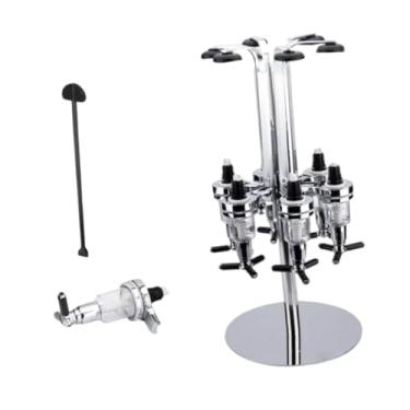 Imagem de Ｂｅｓｇａ Suporte Giratório para Despejar Bebidas, Suporte para Garrafas E Bebidas com Economia de Espaço para Cozinha E Reunião Familiar