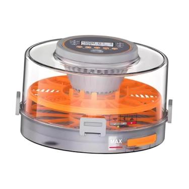 Imagem de IEUDNS Chocadeira de ovos, chocadeira de galinhas, virador automático, suprimentos, leve, portátil, display transparente, de aves para pássaros, para 20 Ovos