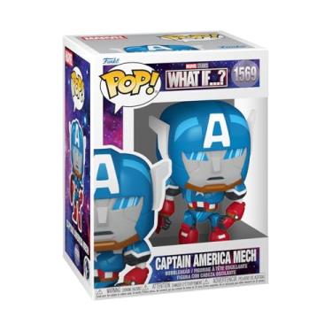 Imagem de Funko Pop! Marvel: What If - Figura colecionável do Capitão América - Ideia de presente - Mercadoria oficial - Brinquedos para crianças e adultos - Fãs de Superheróis - Figura modelo para