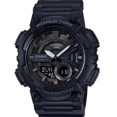 Imagem de Relogio casio aeq-110w-1bvdf, PRETO, UN