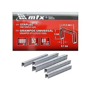Imagem de Grampos 6Mm Temperado Grampeadores Tipo 53 1000 Peças Mtx, 1000 peças