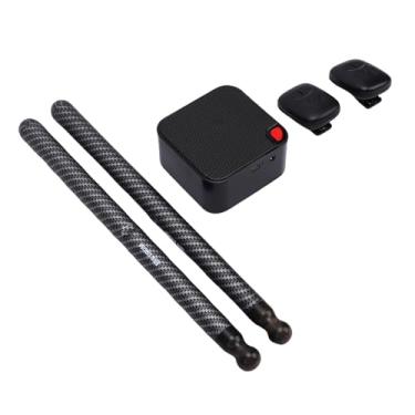 Imagem de Luocute Conjunto de Bateria de Ar Virtual, Baquetas Eletrônicas Com Detecção de Movimento 3D Com Pedais e Conversor de áudio para Prática Silenciosa, Experiência de Bateria Silenciosa