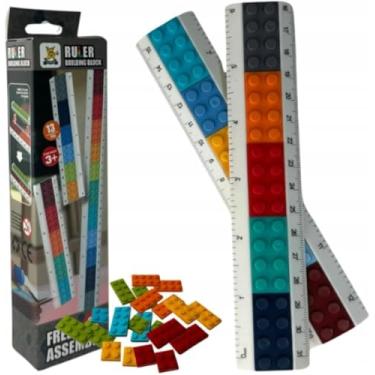 Imagem de Kit 12 Réguas Blocos Coloridos Encaixe Educativo Infantil Brinquedo Pedagógico Matemática Coordenação Motora Criança Escola Casa Desenvolvimento Cognitivo Sortido