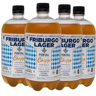 Imagem de Growler 1l Friburgo Lager - Munich Helles Pontal - Kit 4un