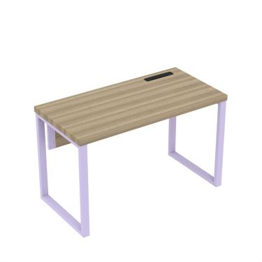 Imagem de Mesa Plataforma Unica 120x60 Pe40 Noce Naturalle-lilas