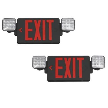 Imagem de Sinal de saída CM MZY com luz de emergência Battery Backup 120/277V