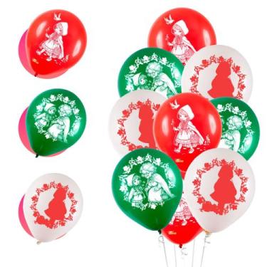 Imagem de Bexigas Balão Festa Chapeuzinho Vermelho Decoração 25/200 - happy Day 