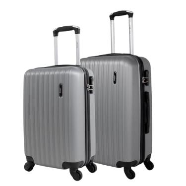 Imagem de Kit de malas de viagem P/M Londres Swiss Move Prata