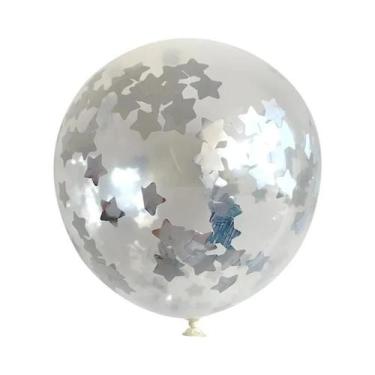 Imagem de Balões De Látex Transparentes Com Glitter Dourado 5/10/20pcs Para Deco