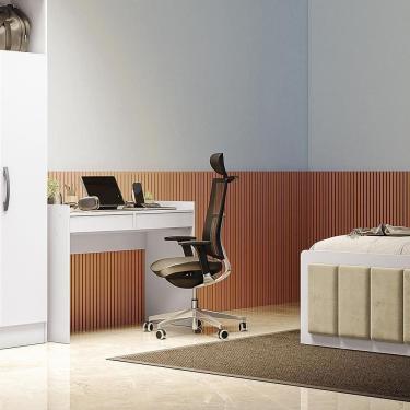 Imagem de Escrivaninha 2 Gavetas Kappesberg Adapt Branco