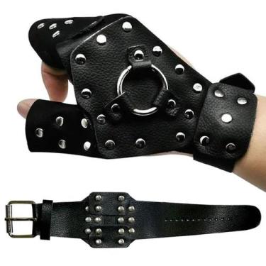 Imagem de Luva Protetora Com Bracelete Para Pesca Spincast Estilingue - MARCA