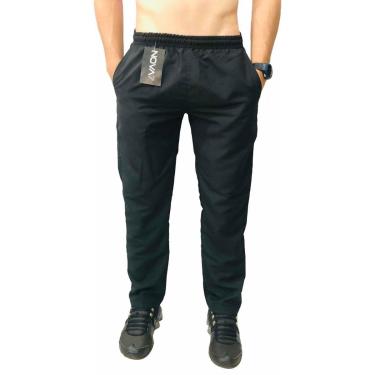 Imagem de Calça Masculina Tactel 3 Bolsos Elástico Cordão Academia Leve Macia Esportiva Correr-Masculino