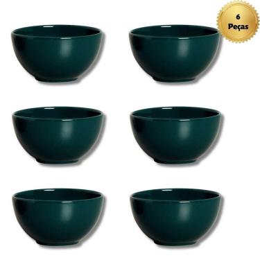 Imagem de Conjunto 6 Bowls Slim 350ml Brancos | Resistente