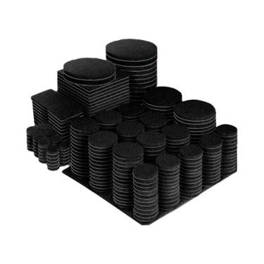 Imagem de Protetores De Móveis Em Feltro Premium Preto Para Pisos De Madeira 158