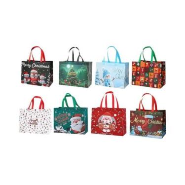 Imagem de Grandes Sacolas De Presente De Natal 1-16PCS Sacolas Multifuncionais C