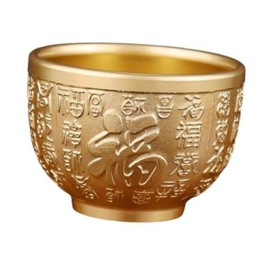 Imagem de Generic Tigela de Cobre para Tesouros, Estatueta Decorativa Colecionável da Sorte, Ornamento Feng Shui para Decoração de Sala de Estar, Style C