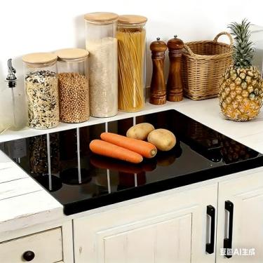 Imagem de Tábua de Corte Retangular Aço Inoxidável 316 - Antibacteriana e À Prova de Mofo, 46cm Durável para Cozinha Doméstica e Profissional (46 * 30)