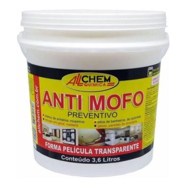 Imagem de Anti Mofo Preventivo 3,6L Para Armários, Paredes, Roupeiros - ALLCHEM