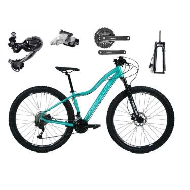 Imagem de Bicicleta Aro 29 Absolute Hera 27v Shimano Deore/Altus Freio Hidráulico Garfo c/ Trava Guidão-Feminino