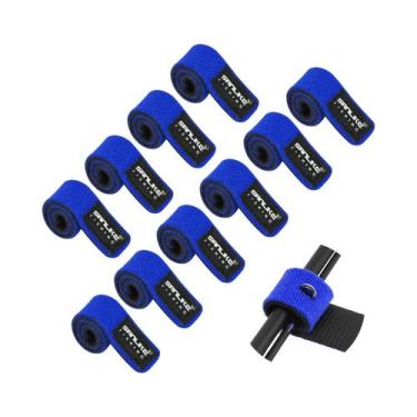 Imagem de Cinto Para Vara De Pesca Preto Azul Vermelho 15cm SANLIKE Neoprene 10 