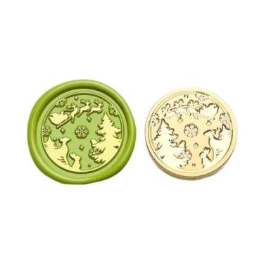 Imagem de Selos De Cera De Cobre Para Inverno Para Envelope, Cartão De Saudação,