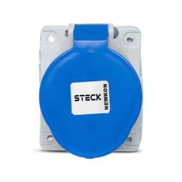 Imagem de Tomada Blindada Embutir Azul 3P+T 32A 200/250V 9H Steck
