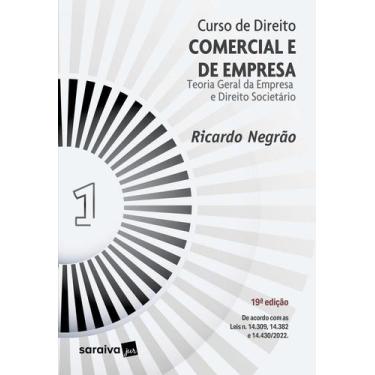 Imagem de Livro - Curso de Direito Comercial e de Empresa - Vol. 1 -19ª edição 2