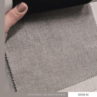 Imagem de Sofá  Gianni Tecido Linho Pé Trapézio Escuro  160cm - 4R Estofados, Sa