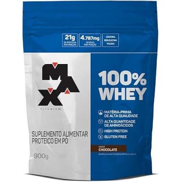 Imagem de Max Titanium 100% Whey - 900G Refil Chocolate