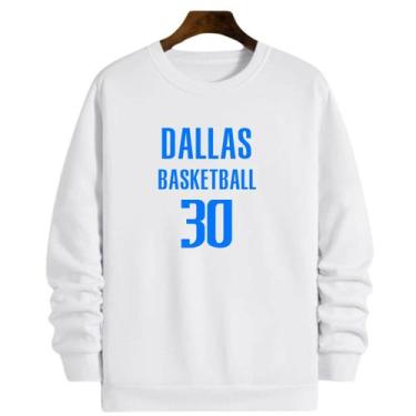 Imagem de Blusa Moletom Gola Basquete Dallas Basketball número 30 - Loja Click C