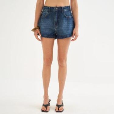 Imagem de Short Jeans Colcci Jade Detailed Feminino-Feminino