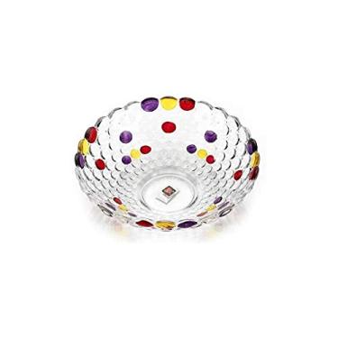 Imagem de Tigela de frutas de vidro, tigela de sobremesa, prato criativo de doces de casamento, bandeja de bolo moderna para sala de estar, decoração para cozinha, sala de jantar, tigelas de frutas