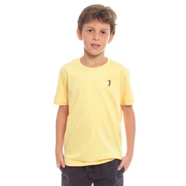 Imagem de Camiseta Aleatory Infantil Básica New Amarela-Masculino