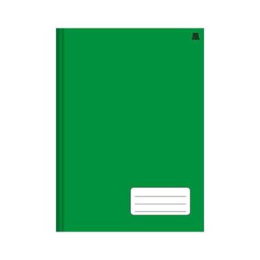 Imagem de Caderno Universitário Verde Capa Dura 1 Matéria 96 Folhas - ANIMATIVA