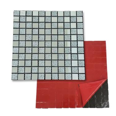 Imagem de Pastilha Vidro Autocolante Banheiro Cozinha Casa Salao Parede Resistente Decoracao