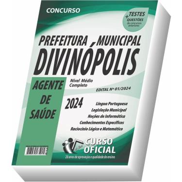 Imagem de Apostila Prefeitura De Divinópolis - Mg - Agente De Saúde