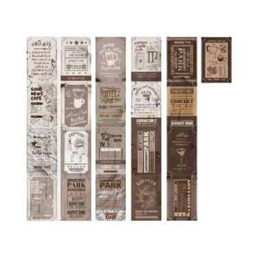 Imagem de Rolo De Fita Adesiva Decorativa Com Estampa De Texto E Desenho, Filme 