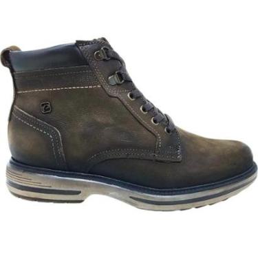 Imagem de Coturno Pegada CasualEm Couro Bico Redondo Masculino-Masculino