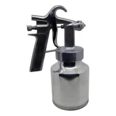 Imagem de Pistola de Tinta Baixa Pressão Ar Direto 1 Litro em Alumínio Bestfer