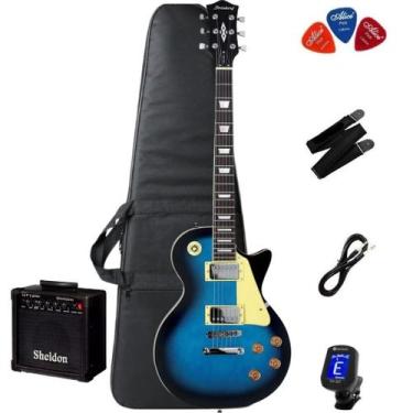 Imagem de Guitarra Strinberg LPS230 Blue Burst + Capa + Correia + Afinador + P10