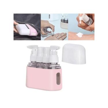 Imagem de Conjunto Frascos Recarregáveis para Viagem 4 em 1 Tamanho G  Conjunto 
