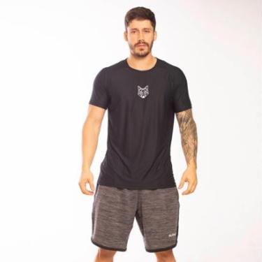 Imagem de Camiseta Masculina Dry Lobo Black Alpha CO-Masculino